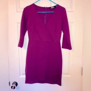 LuLu’s Faux wrap bodycon dress